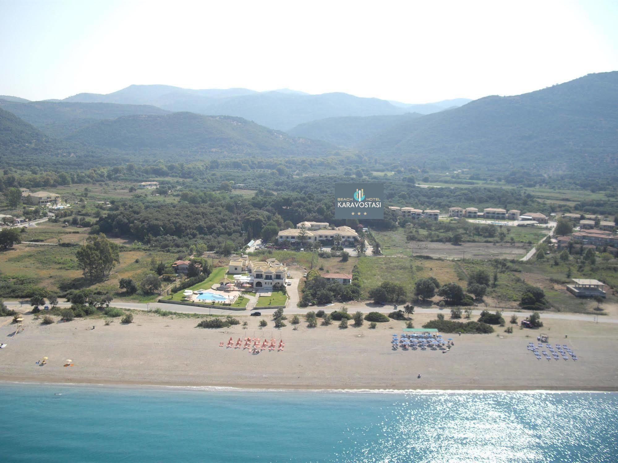 Karavostasi Beach Hotel ペルディカ エクステリア 写真